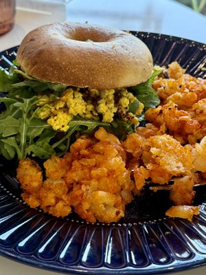 “The Other Breakfast Sandwich” - our favoritee  at The Literary in Champaign