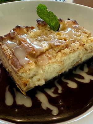 Hazelnut Bread Pudding - every time   at The Literary in Champaign