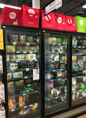 Meat alternatives at Whole Foods Market in Edina