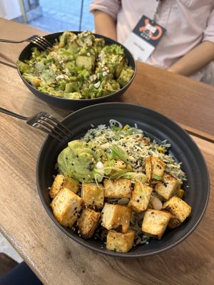 Peri peri with tofu  at BAUSK in Bilbao