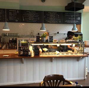 inside at Erdapfel in Luebeck