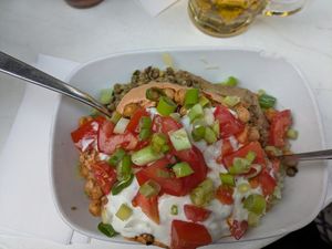 Bombay potato at Erdapfel in Luebeck