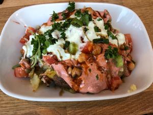 Bombay in vegan mit Aioli statt Sour Cream at Erdapfel in Luebeck