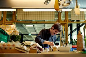 our kitchen at Ran's Kantime in The Hague
