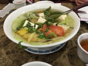 Vietnamese Sour Soup at Moonlight Cafe in Seattle