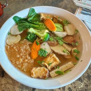 Vegan pho   at Moonlight Cafe in Seattle