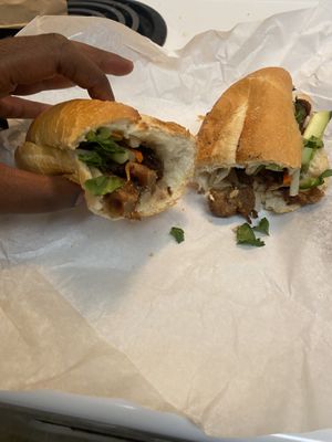 Banh mi  at Moonlight Cafe in Seattle