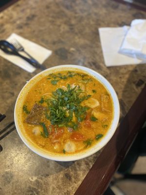 Bun rieu  at Moonlight Cafe in Seattle