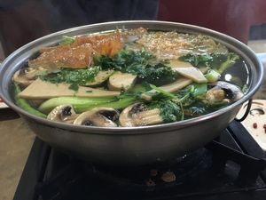 Special Vegetarian Hot Pot at Moonlight Cafe in Seattle