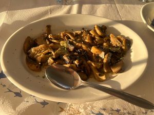 Mushrooms   at Taverna Stefanos in Parga