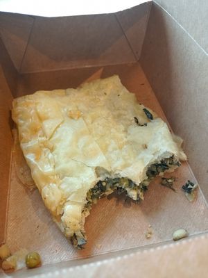 Ultra green spanakopia at Whole Foods Market in Charlotte