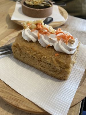 Carrot cakee  at Saoco Vegan Bakery in Santiago