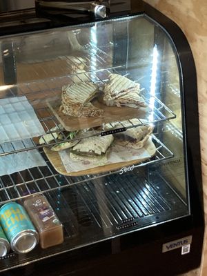 Savory snacks  at Saoco Vegan Bakery in Santiago