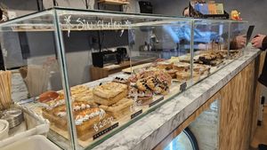 Selección de ricos at Saoco Vegan Bakery in Santiago