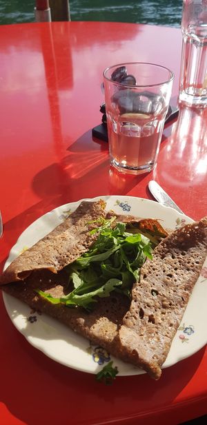 Galette A l‘ italienne at Lunas Crêpes in Schaffhausen