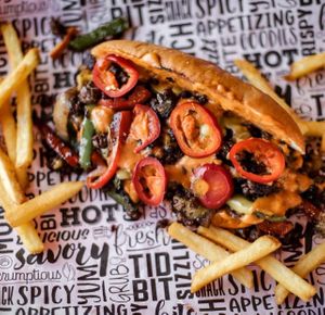 Philly Steak at Feed Me in Amarillo