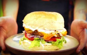 Hamburguesa at Vegan K in Curico