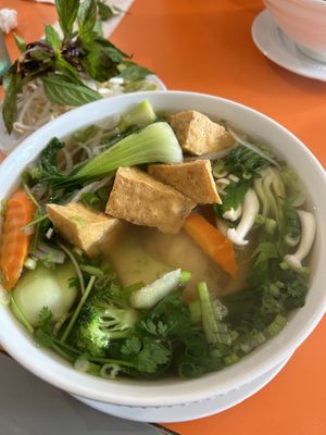 Vegan Pho  at Streets Pho & Grill in Santee