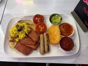  Vegan big breakfast   at Cafe La Wheels in Seaford