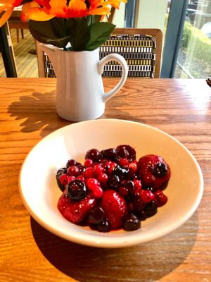 Berry compote at Thyme in Bangor