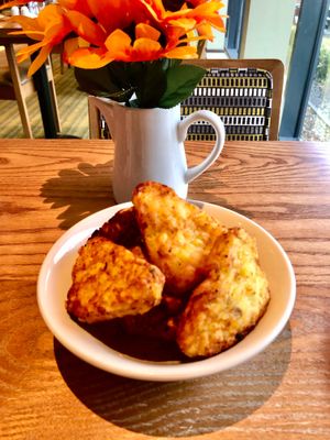 Hash browns  at Thyme in Bangor