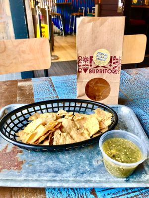 Chips and dip  at Tortilla in Belfast