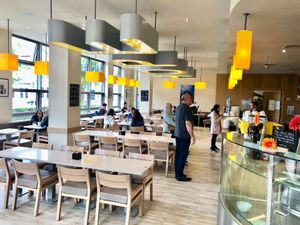 The cafe at Clements Hope Café in Belfast