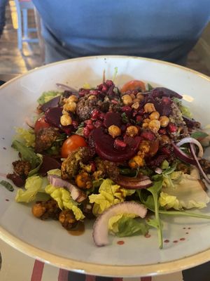 Mediterranean saladd  at Leo Lounge in Faversham