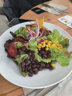 Tex Mex salad at Sopa - Boronat in Barcelona