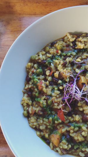 Yummy rice  at Sopa - Boronat in Barcelona