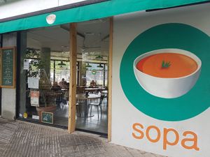 entrance at Sopa - Boronat in Barcelona