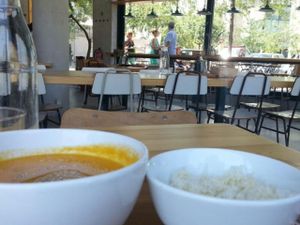 Rice and soup at Sopa - Boronat in Barcelona
