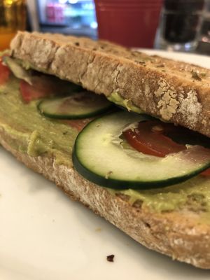 Avocado sandwich   at My Coffee Porto in Porto