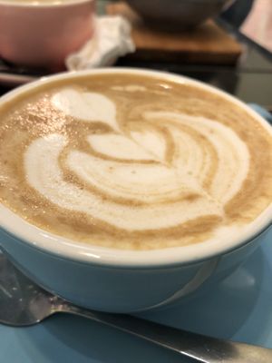 Cappuccino with soy milk   at My Coffee Porto in Porto
