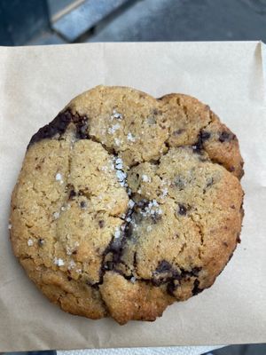 Olive oil and salt chocolate cookie  at SOA Champs-de-Mars in Paris