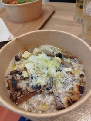 Mushroom Risotto at SOA Champs-de-Mars in Paris