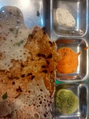 onion rava masala dosa at Sangeetha Vegetarian Restaurant in Paris