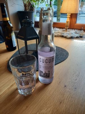 Lavendel Limo at Gewölberestaurant "HappyEnd" in Koenigstein