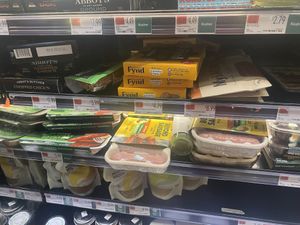 Vegan meats   at Whole Foods Market - E 57th in New York City