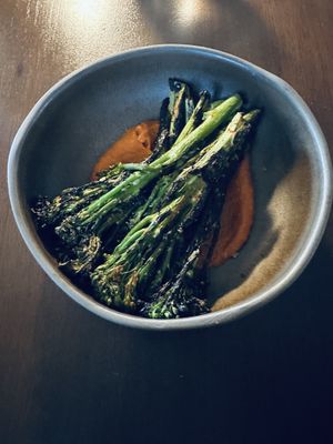 Grilled “bimis” (broccolini)   at BAHR in Lisbon