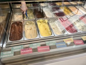 Angebot am 08.09.2024, Fruchtsorten ebenfalls vegan  at Kühle Kugeln in Braunschweig