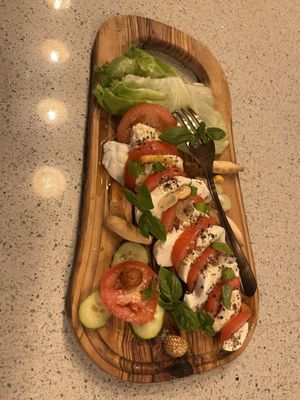 Just TomaMozza with a lot of Love and Flavor   at Touché in Mallorca