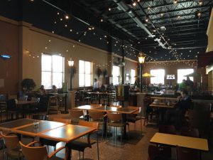 large seating area at Wegmans in Mechanicsburg