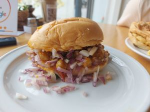 Chole pocket at Indian Bites AND Farango Cafe in Chiang Mai