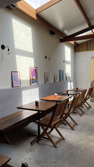 dinning area  at Monoquilha in Ubatuba