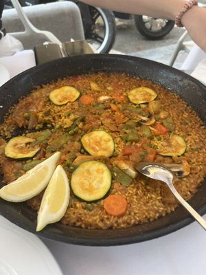Paella vegana   at El Gosto del Gourmet in Alicante