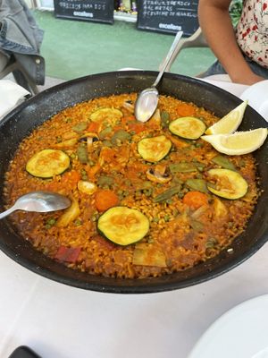 Vegan paella  at El Gosto del Gourmet in Alicante