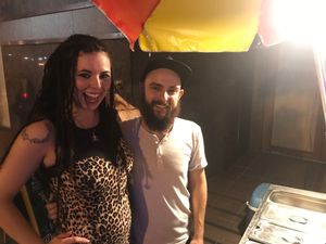 Not all heroes wear capes at The Vegan Hot Dog Cart in Orlando