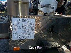 the cart at The Vegan Hot Dog Cart in Orlando