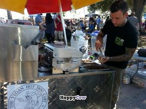 cart at The Vegan Hot Dog Cart in Orlando